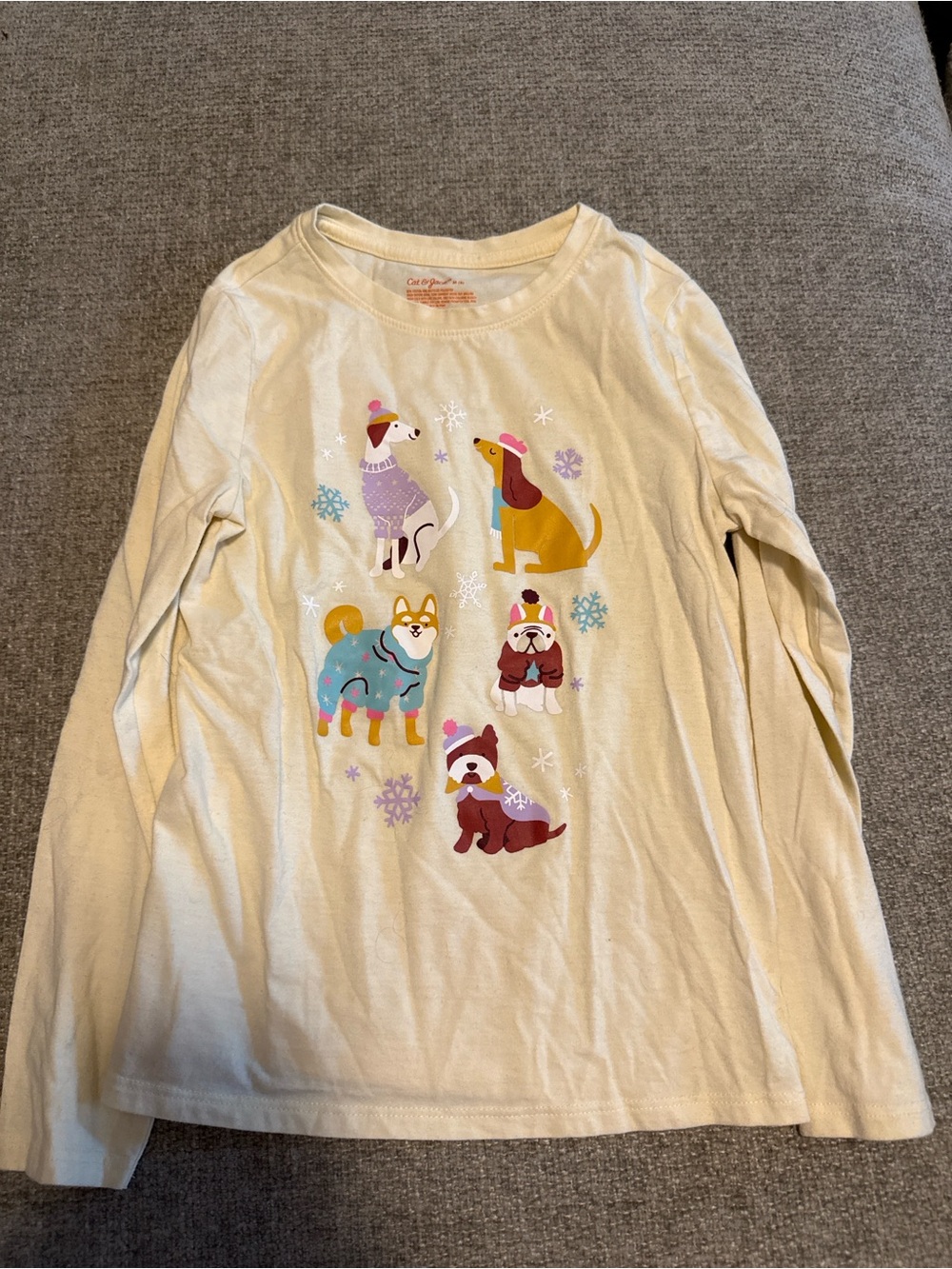 Super cute girls long sleeve Cat & Jack shirt bundle in Size Medium (8).